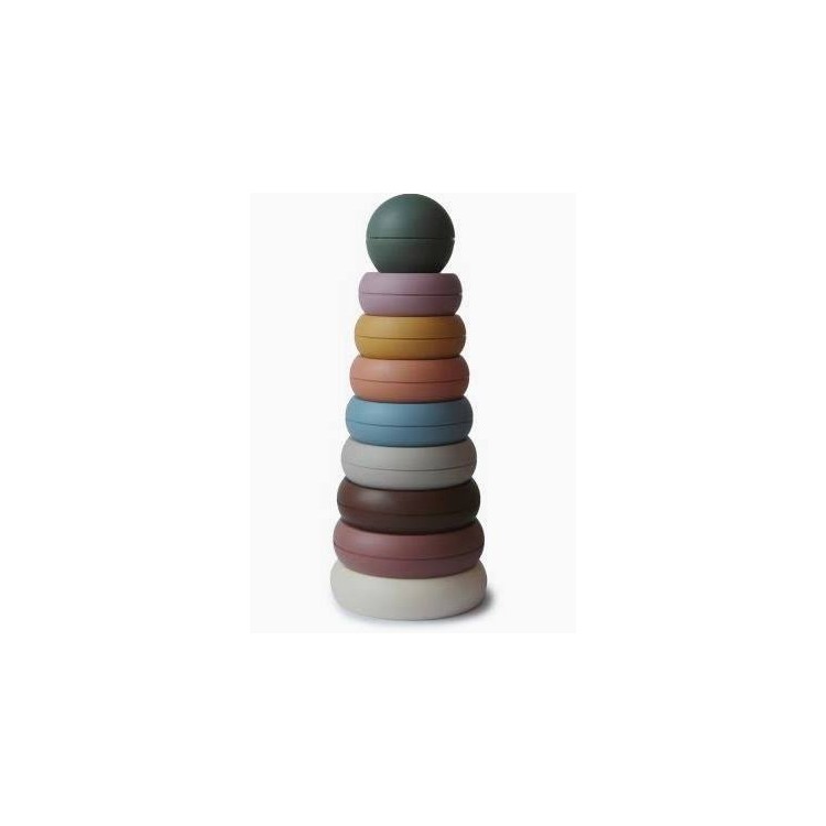 Mushie Stacking Rings Toy