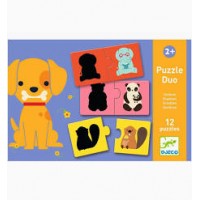 Puzzles Duo Ombres Animaux (12 puzzles)