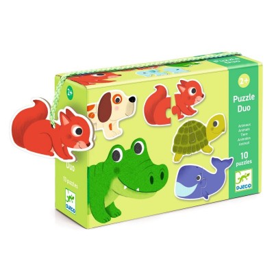 Puzzle Duo Animaux 10P