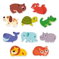 Puzzle Duo Animaux 10P